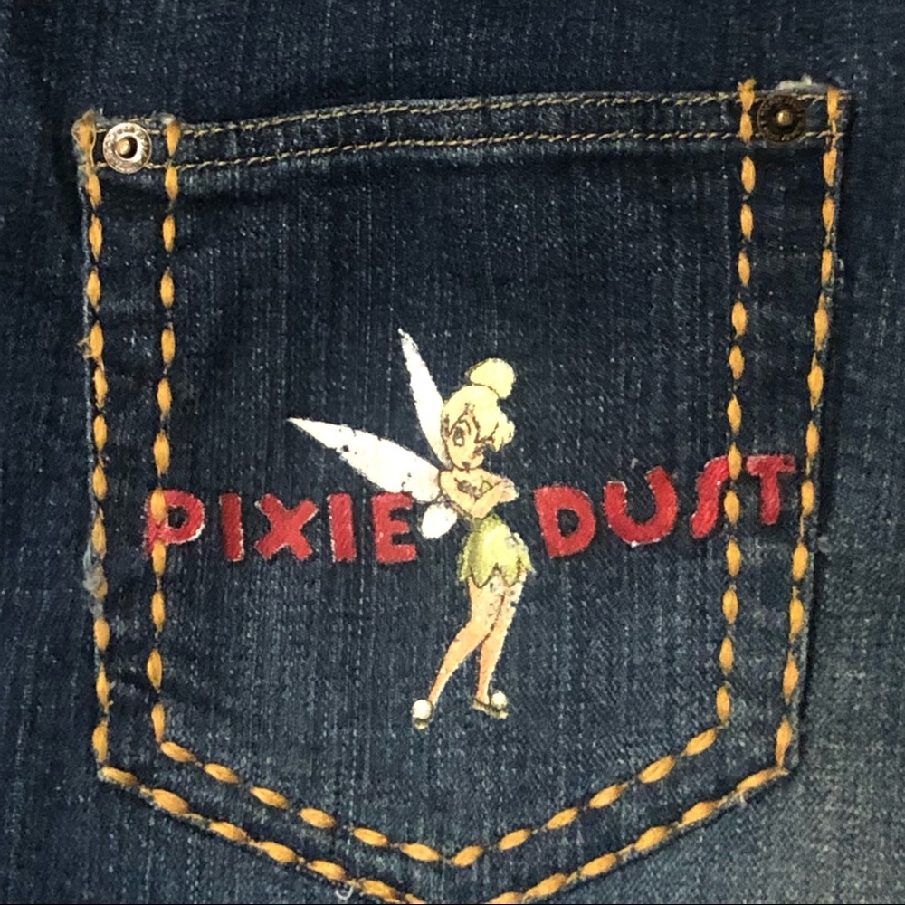 Disney Tinkerbell Pixie Dust Denim Skirt - Size 6 - Picture 4 of 16